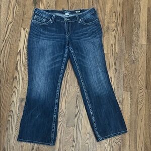 Silver Aiko Dark Blue bootcut Jeans